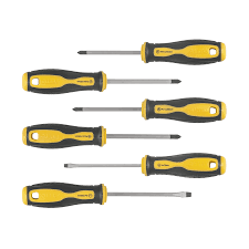 JEU DE 6 TOURNEVIS MIXTES PRO