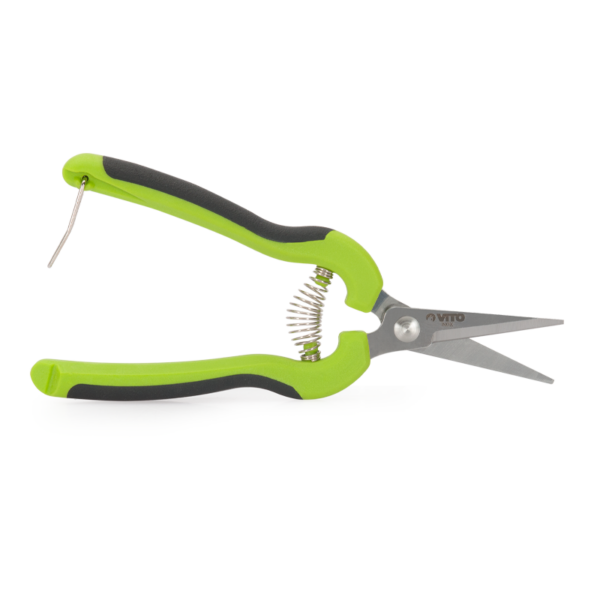 SÉCATEUR VENDANGE INOX  À LAME DROITE 190MM