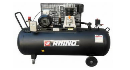 COMPRESSEUR RHINO 300L – DOUBLE PISTON – 5,5 HP – 8 BAR – 380V