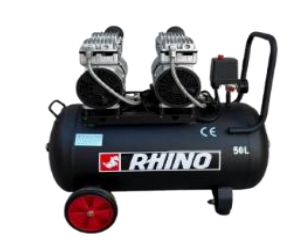 COMPRESSEUR RHINO SILENCIEUX SANS HUILE – 50L – 1500W – 220V