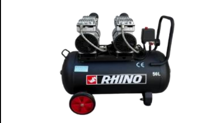 COMPRESSEUR RHINO SILENCIEUX SANS HUILE – 50L – 1500W – 220V